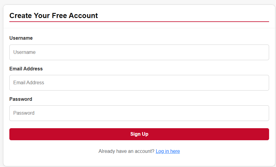 Create Account on Tiposi